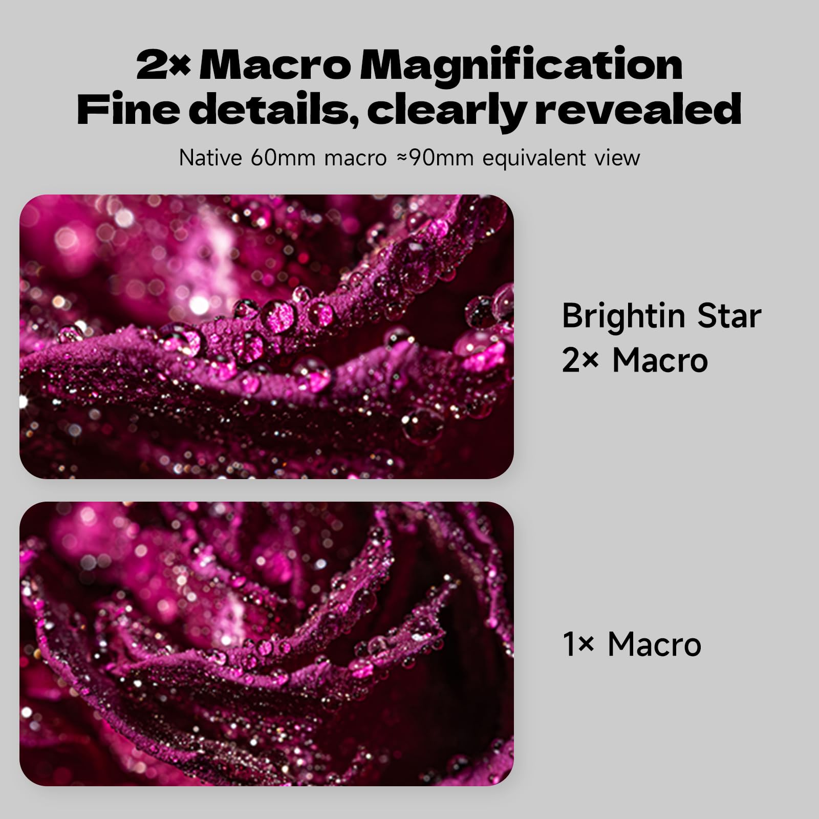 Brightinstar 60 mm F2.8 obiektyw makro do Nikon Z – MF obiektyw Z30, Z50, Z50I, ZFC. Zmiana z pełnego formatu na format APS-C: Z5, Z5II, Z6, Z6II, Z6III, Z7, Z7I, Z8, Z9, Zf.