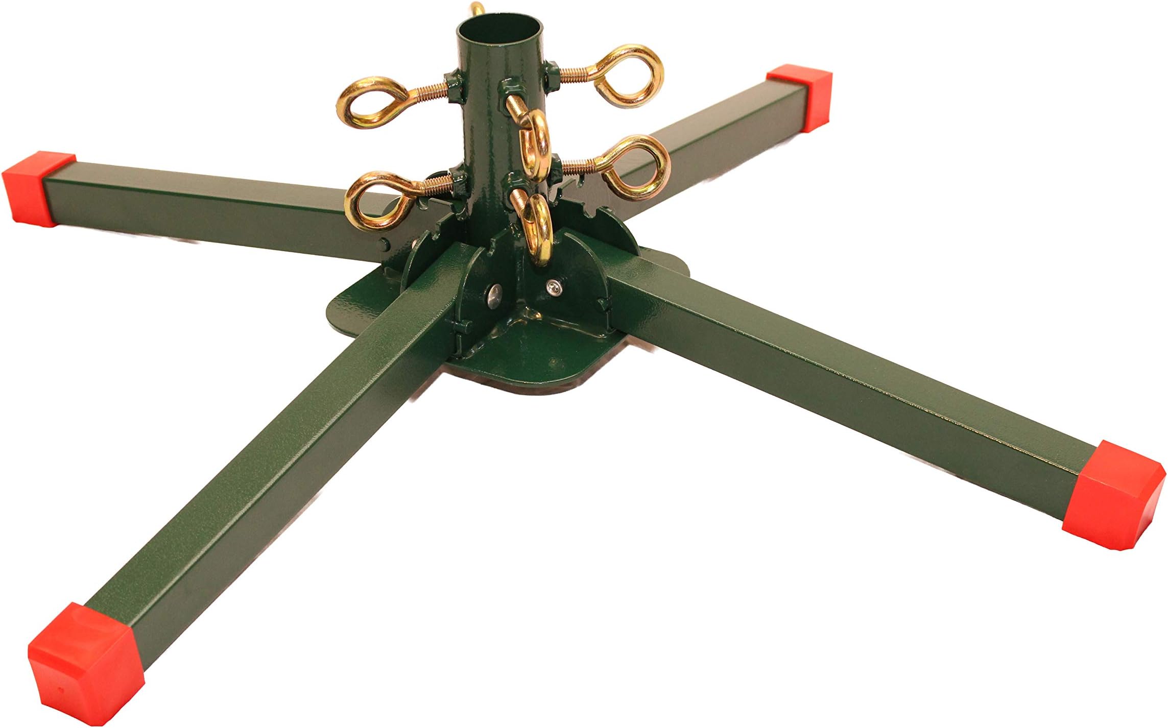 Goliath Welded Steel Artificial Christmas Tree Stand for Artificial Trees 4 to 8 Foot with a 1.25 inch Diameter Pole or Less (Max 8 Foot)