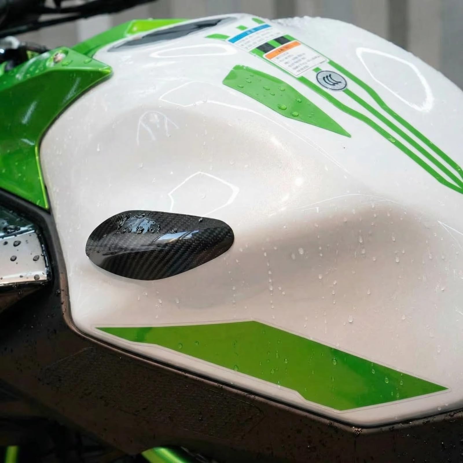 Compatibile Con Per Z650 2017 2018 2019 2020 202 2023 2024-2026 Copertura Serbatoio Carburante Moto Fibra Carbonio Protezione Dalla Caduta Antiscivolo Serbatoio