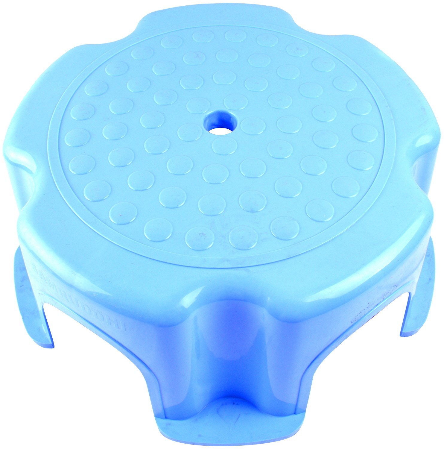 Samruddhi P63 Set of Two Bathroom Stools (Blue) 1