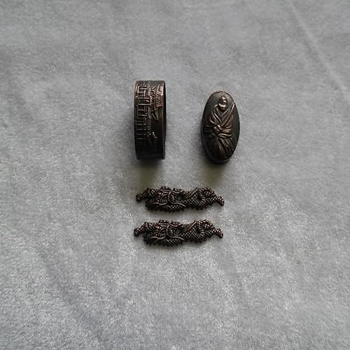 Miniatura 61 de Espada samurái japonesa KOSHIRAE – Fuchi Kashira Menuki 01-77