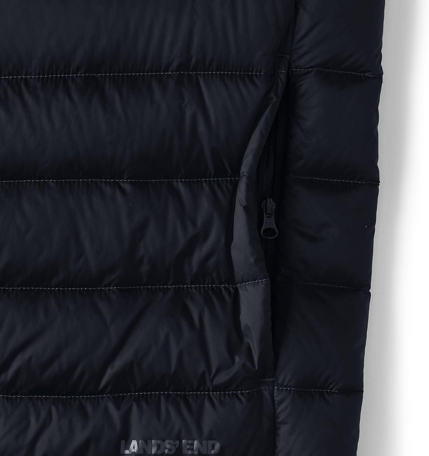 Lands' End Men's Wanderweight Ultralight Packable Down Vest - Image 6