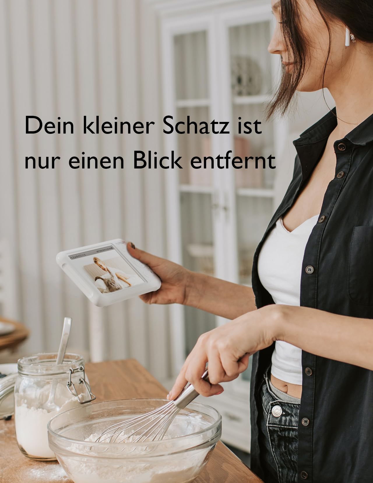Momcozy Babyphone mit Kamera 5 Zoll 1080P HD-Video 5000 mAh Akku IR-Nachtsicht Weitwinkelobjektiv 2-Wege-Audio Vox-Modus 960 Fuß Reichweite