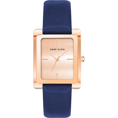 Anne Klein Women's Leather Strap Watch