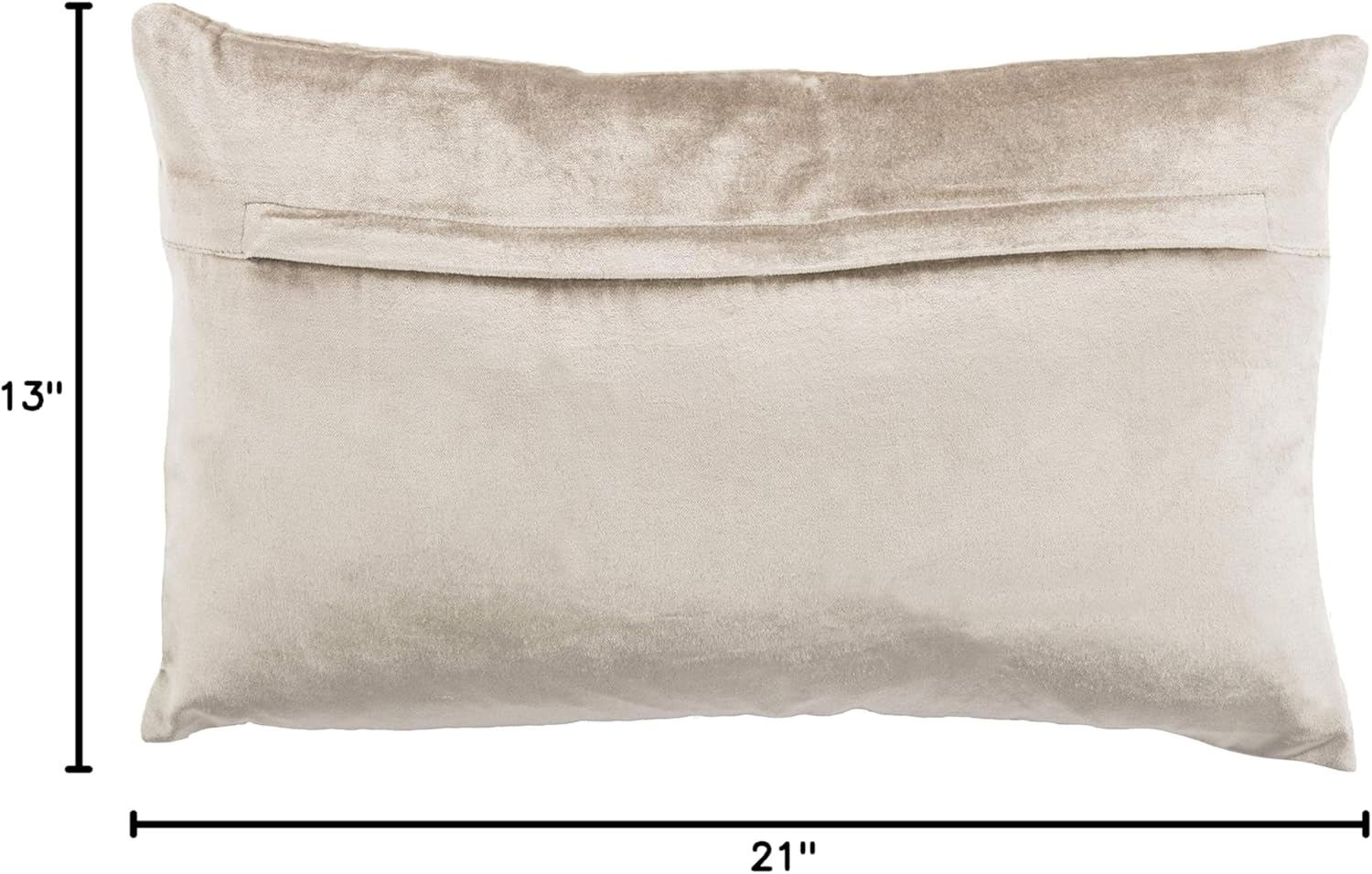 SAFAVIEH Enchanted Evergreen Throw Pillow, 12"x22", Beige/Gold