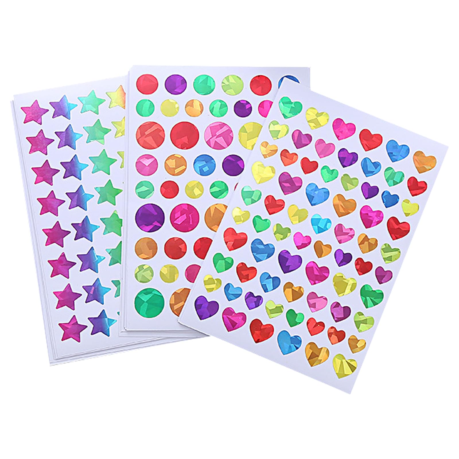 Autocollants à paillettes laser pour scrapbooking, récompense et étiquettes de bricolage