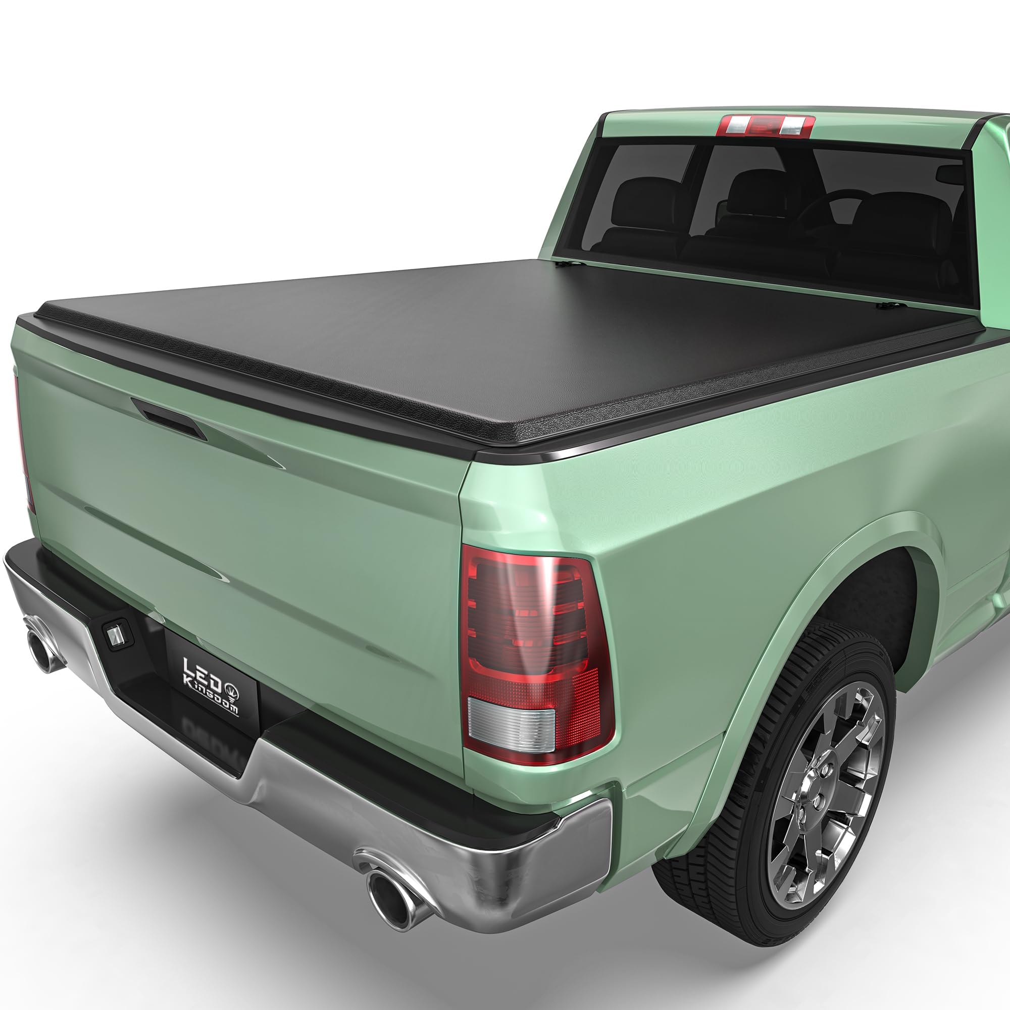 Photo 1 of **MISSING CLAMPS**LEDKINGDOMUS Soft Roll-Up Tonneau Cover Fits for Dodge Ram 1500 2002-2018, Fits for Dodge Ram 2500 3500 2003-2025, 6.4ft Bed w/o Ram Box
