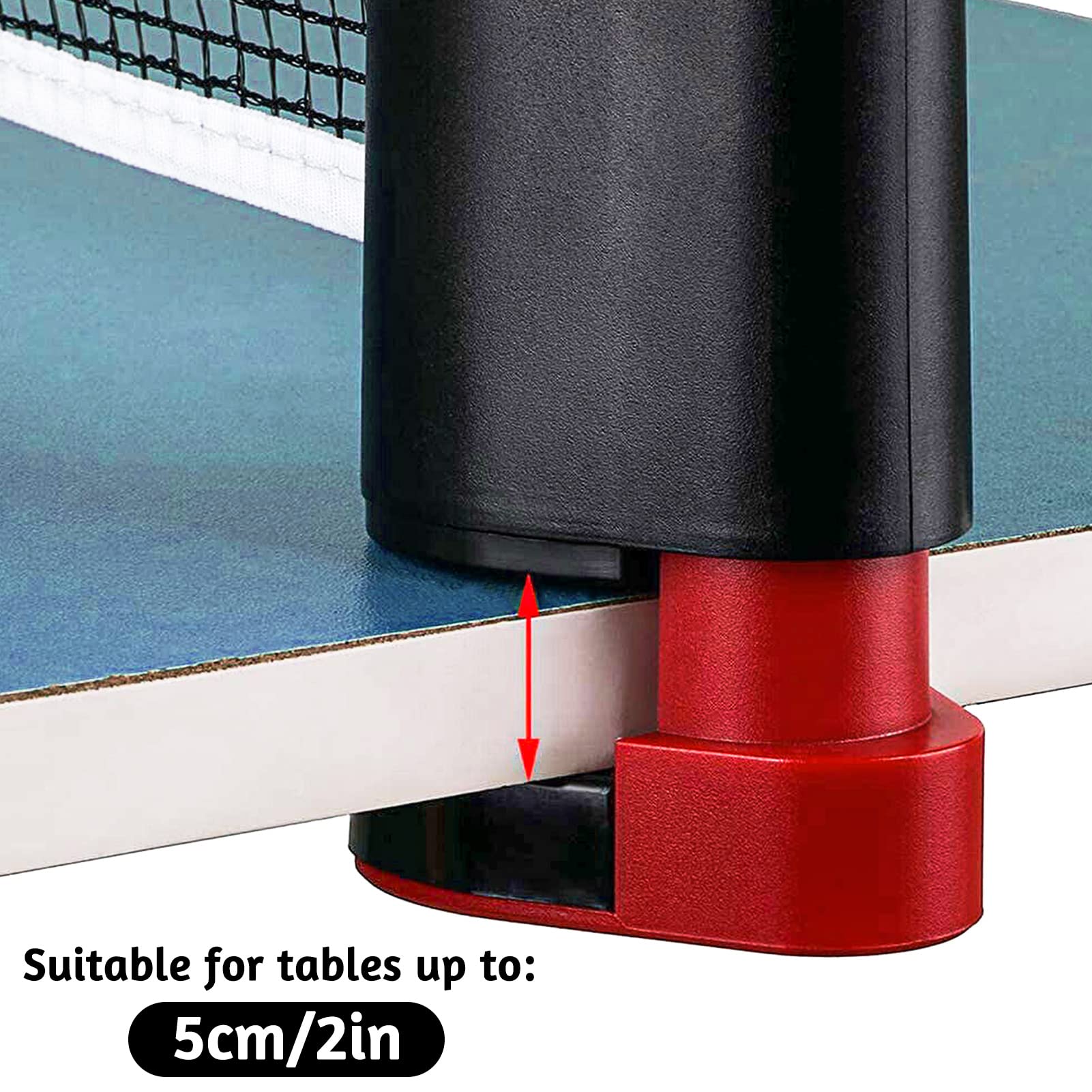 Red de Ping Pong Extensible Portátil para Mesa Familiar