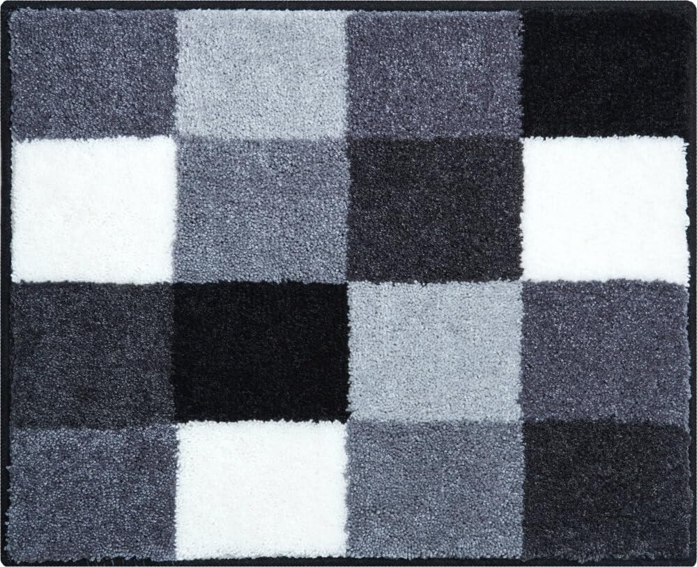 Grund Bath Mat, Ultra Soft and Absorbent, Anti Slip, 5 Years Warranty, AMMONA, Small Mat 50x60 cm, Grey