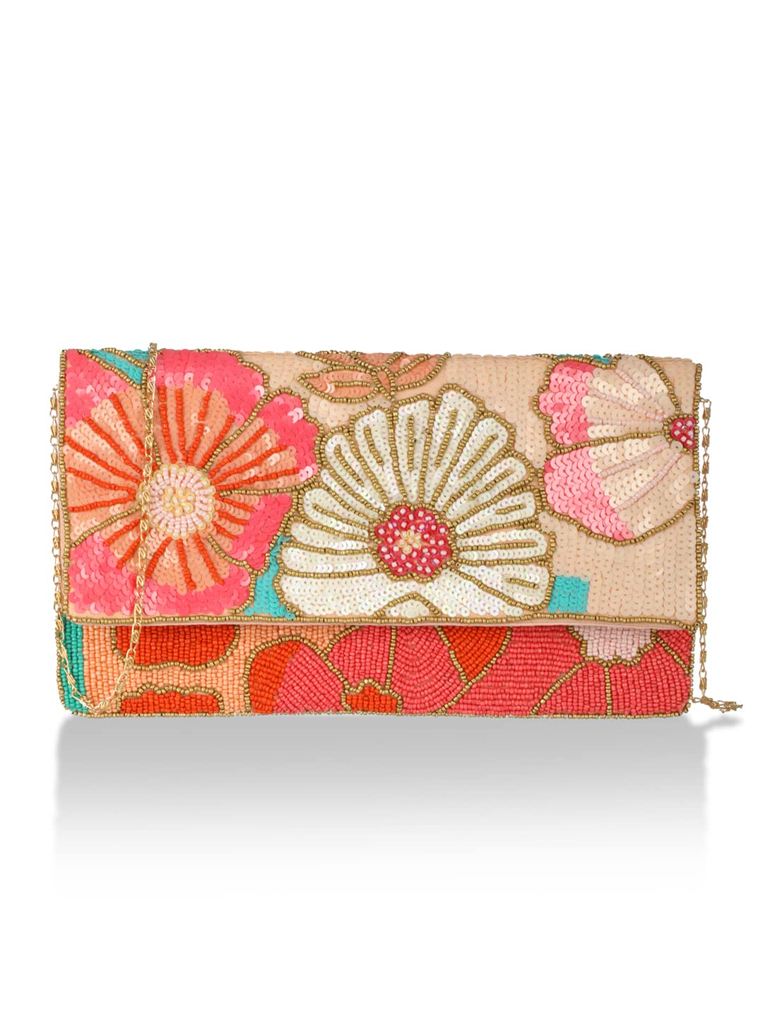 Priyaasi Subtle Shine Floral Sling Bag - Image 4 thumbnail