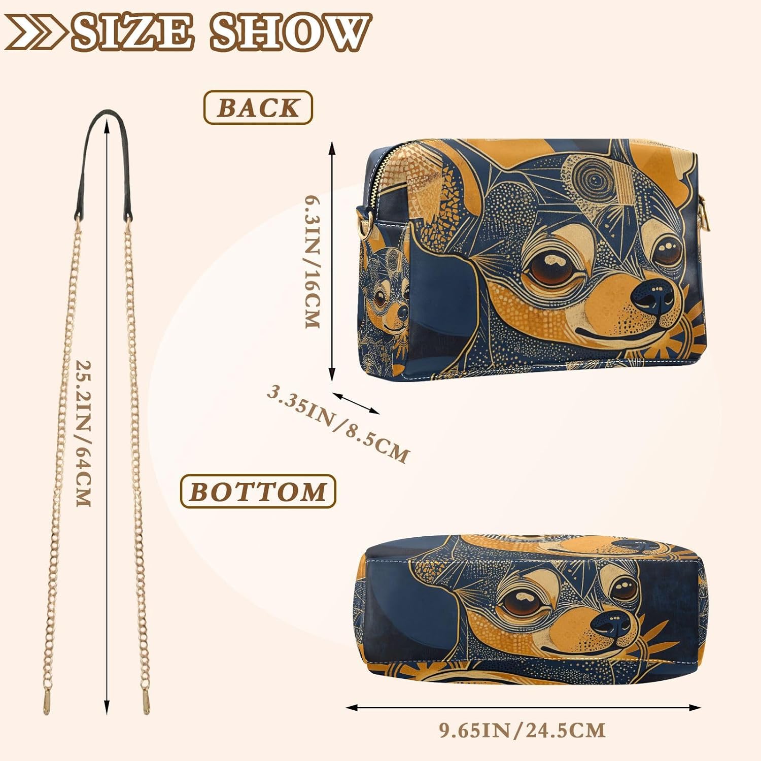 Crossbody Bag for Women Vegan Leather Shoulder Handbag with Strap Crossover Sling Ladies Purse