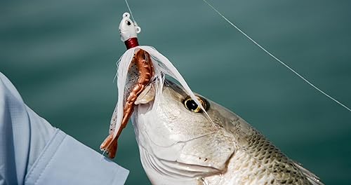 Miniatura 4 de Berkley Gulp! Shrimp Saltwater Fishing Soft Bait Resplandor de azúcar y especias,New Penny,color fantasía (Nuclear