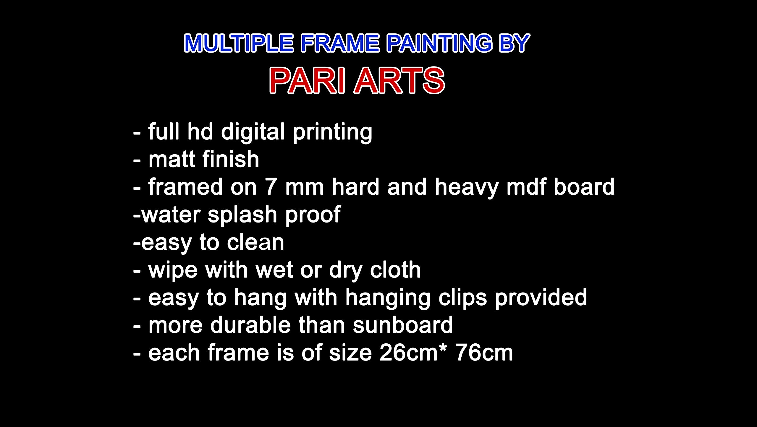 PARI ARTS Wood Photo Frame (Multicolour, Modern, Large) - Image 3 thumbnail
