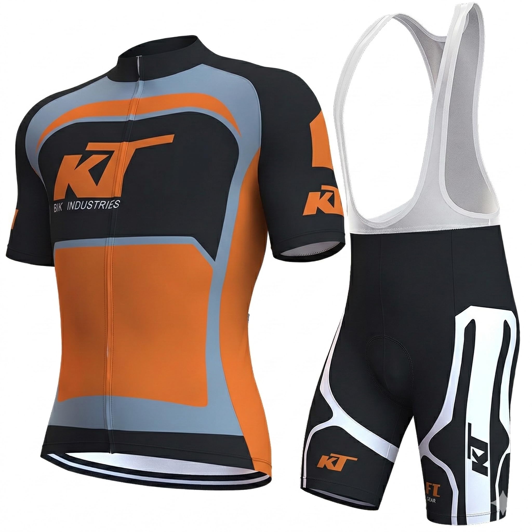 Conjunto De Traje De Ciclismo Hombre,Maillot Cómodo Equipacion Ciclismo Hombre Verano Y Culotte con Almohadilla De Gel 4d