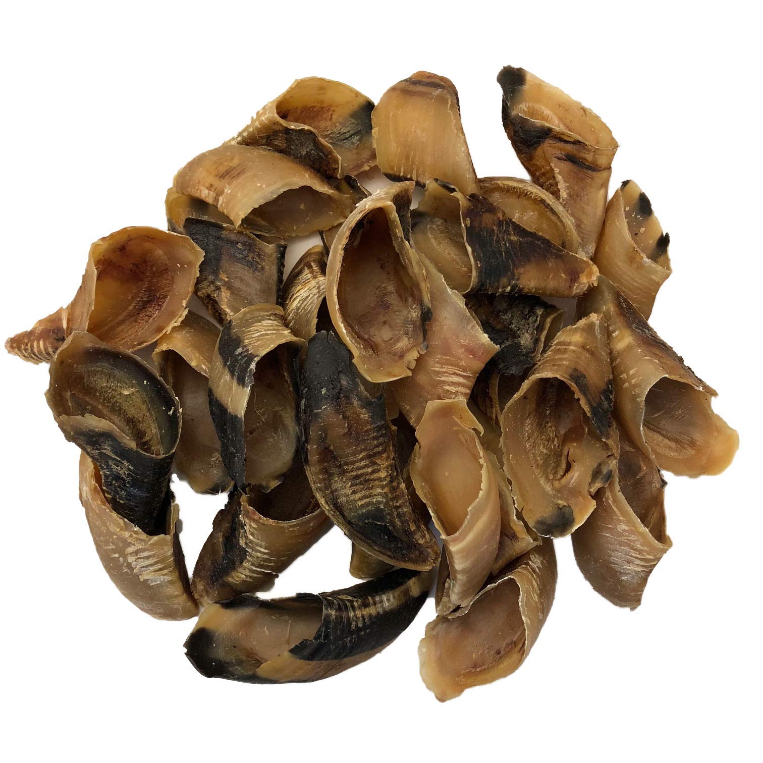 Pawstrading Natural Dried Empty Unfilled Cow/Calf Hoof Dog Chew for Dogs (30 Hooves)