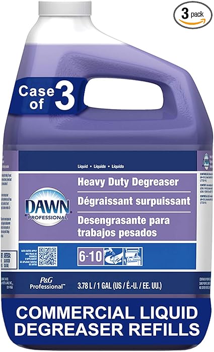 Amazon Com P G Professional Heavy Duty Degreaser By Dawn Professional Bulk Liquid Degreaser Refill For Commercial Restaurant Kitchens And Bathrooms 3 78l 1 Gal Case Of 3 Health Household