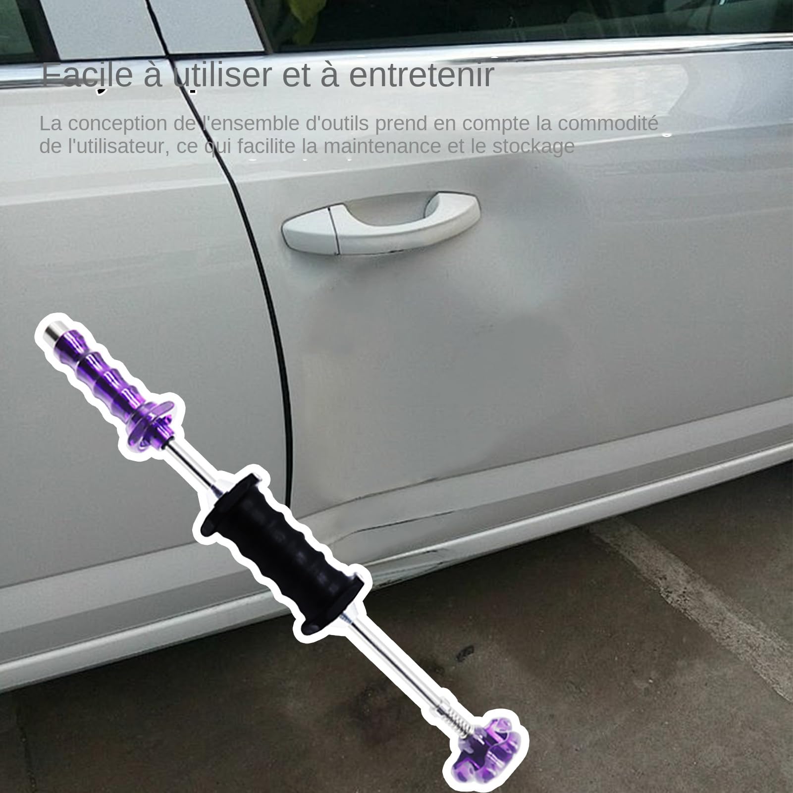 Estrattore di ammaccature automatico - scorrevole, linguette di colla | fredda per carrozzeria, riparazione auto | Kit di restauro per veicoli pesanti