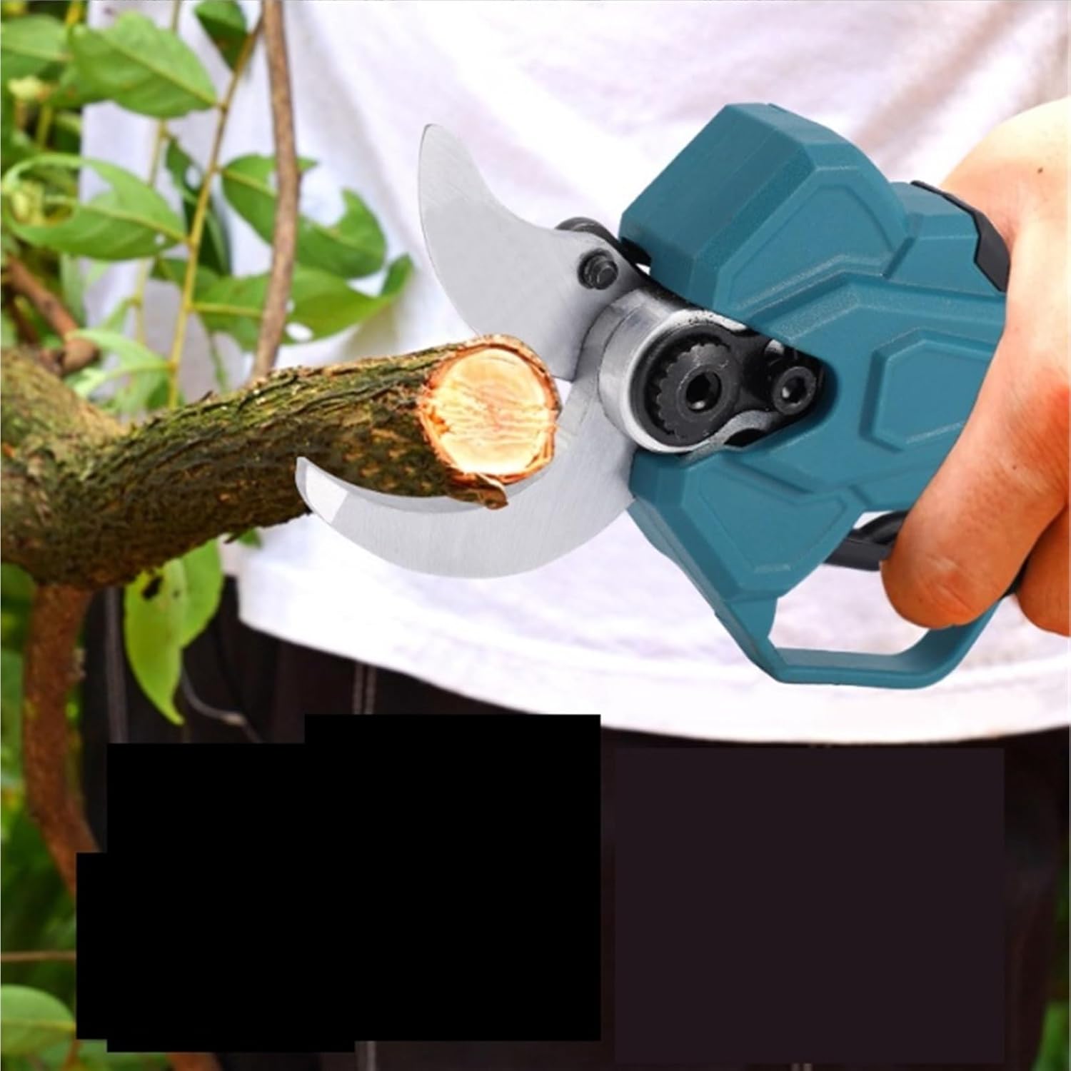Pruning Shears, 2pcs 40mm Brushless Cordless Electric Scissors Pruner Pruning Shears Efficient Fruit Tree Bonsai Branche Cutter,for Garden