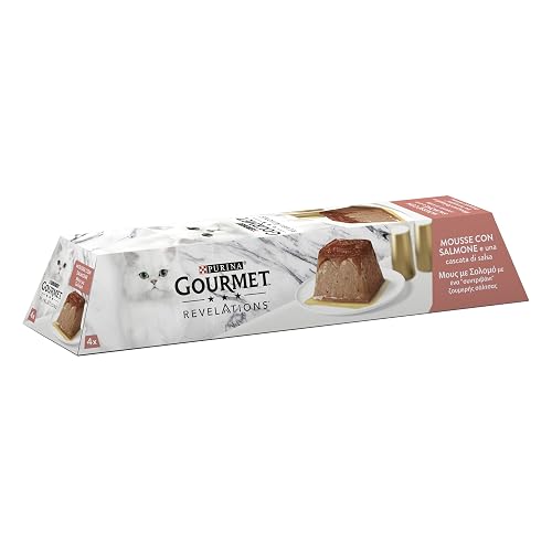 Purina Gourmet Revelations Nourriture Humide pour Chats au Saumon -