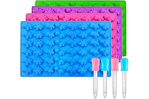 Palksky Mini Dinosaur Silicone Candy molds/Dragon Gummy Bear Mold