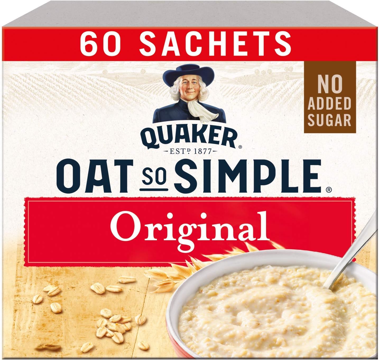 Oat So Simple Original Porridge Sachets, 60 x 27 g