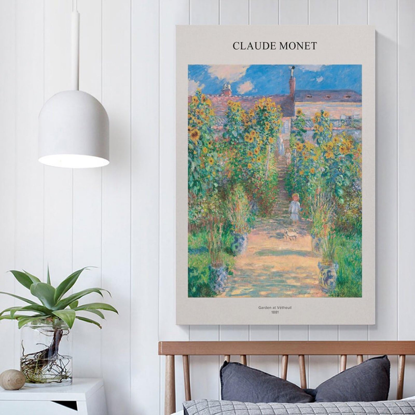 Amazon.co.jp: Claude Monet クロード モネ 『ひまわりの咲くモネの庭