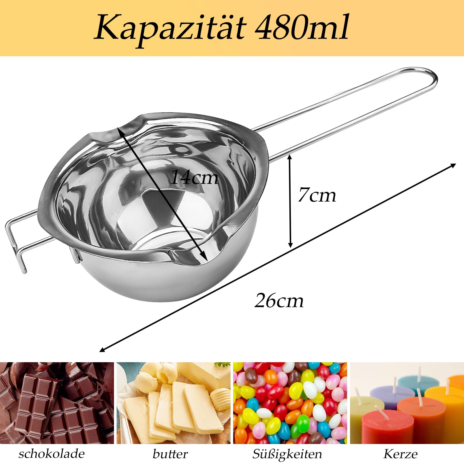 Kit Candele Fai Da Te ALLAVA - 1kg Cera - 100 Stoppini - 8 Colori - Pentola Fusione - Foto 7