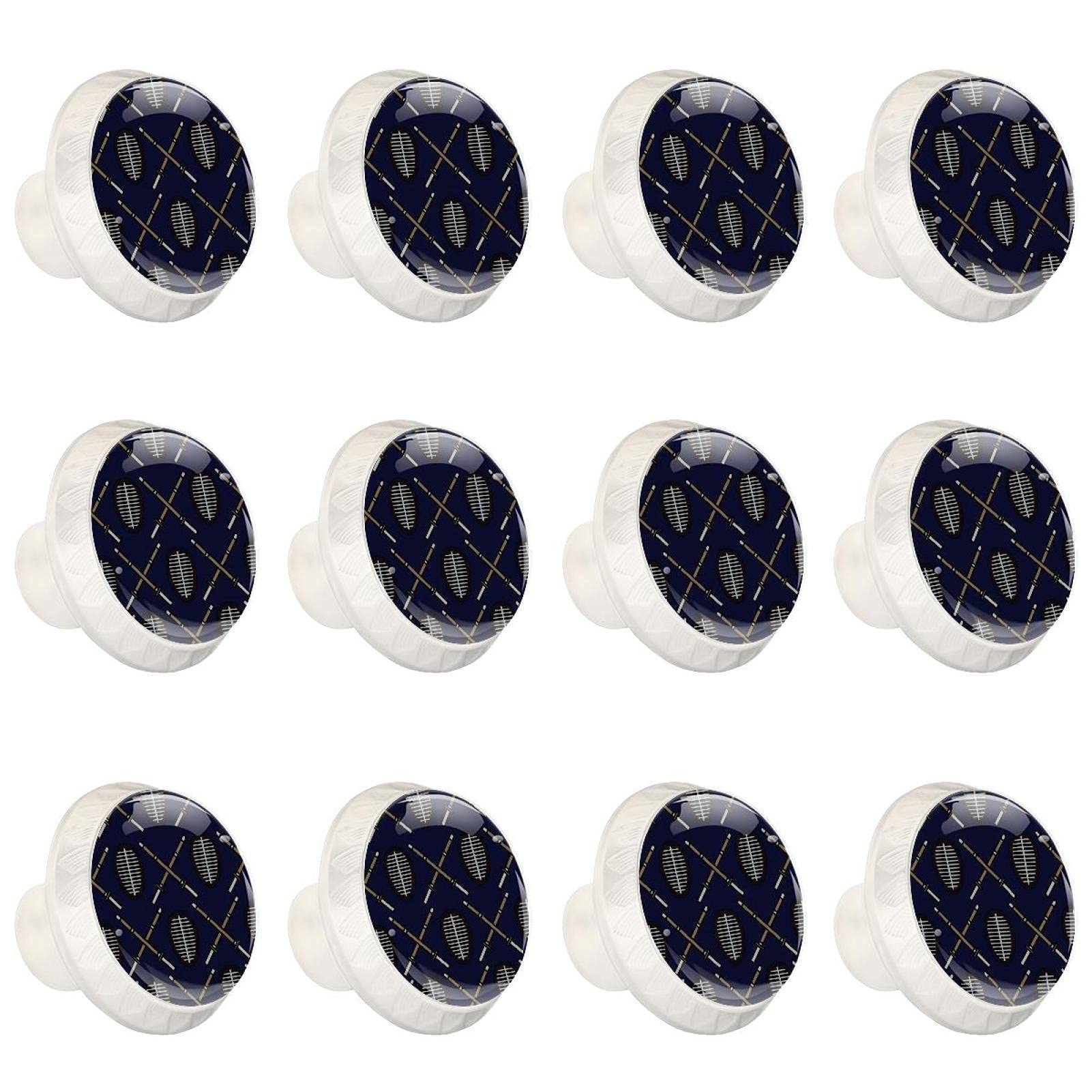 Boutons de tiroir ronds blancs Kendo Japan pour réparer et relooker les meubles