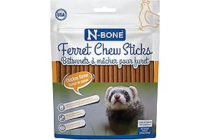 Healthy Treat: Ferret Chew Sticks with Bacon Flavor (3.74-oz Bag)