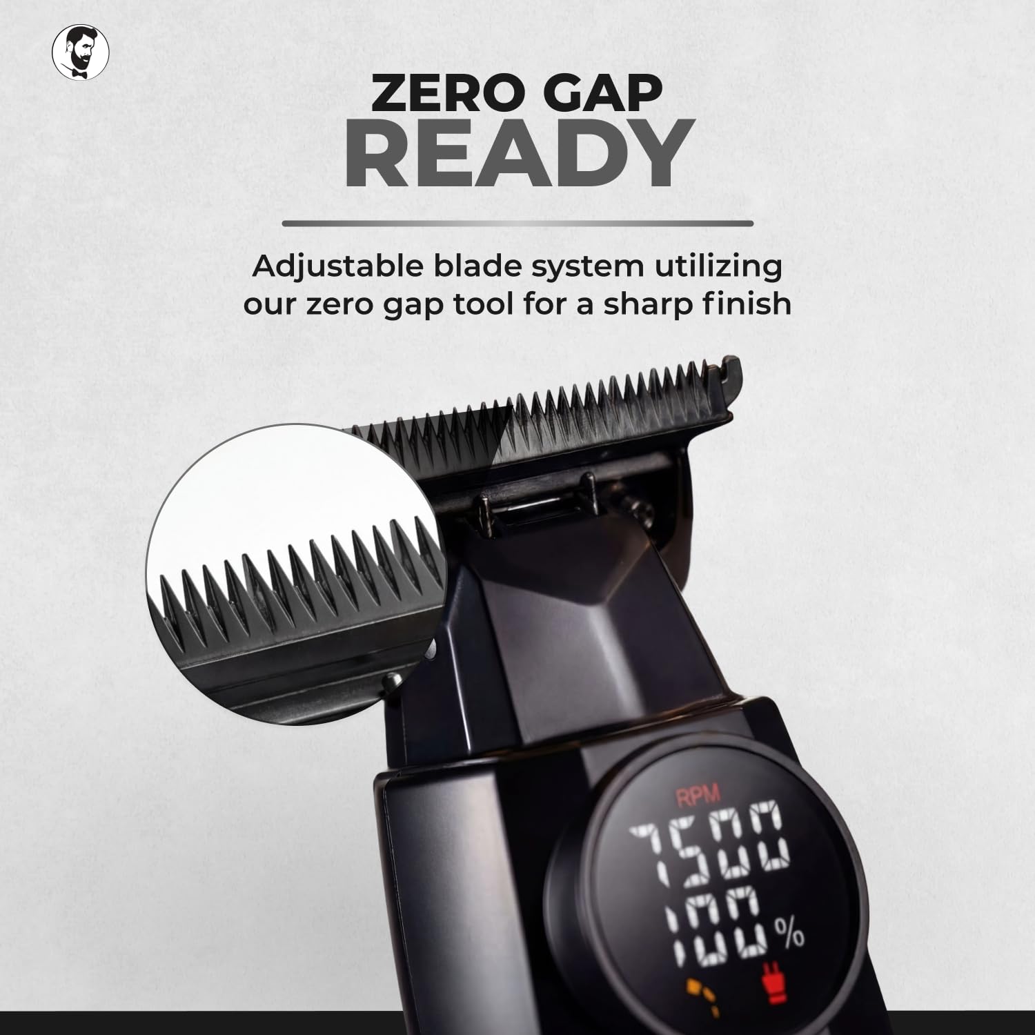 Gentlemen Republic Precision Pro Trimmer - Cuchilla sin huecos, carga USB-C