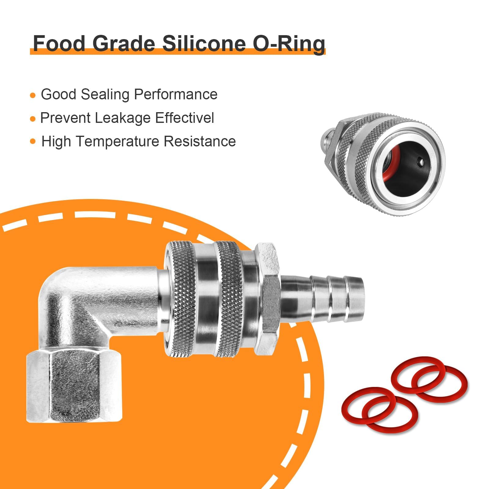 Acoplador Hidráulico De Conexión Rápida M18 X 1,5 Mm, Rosca