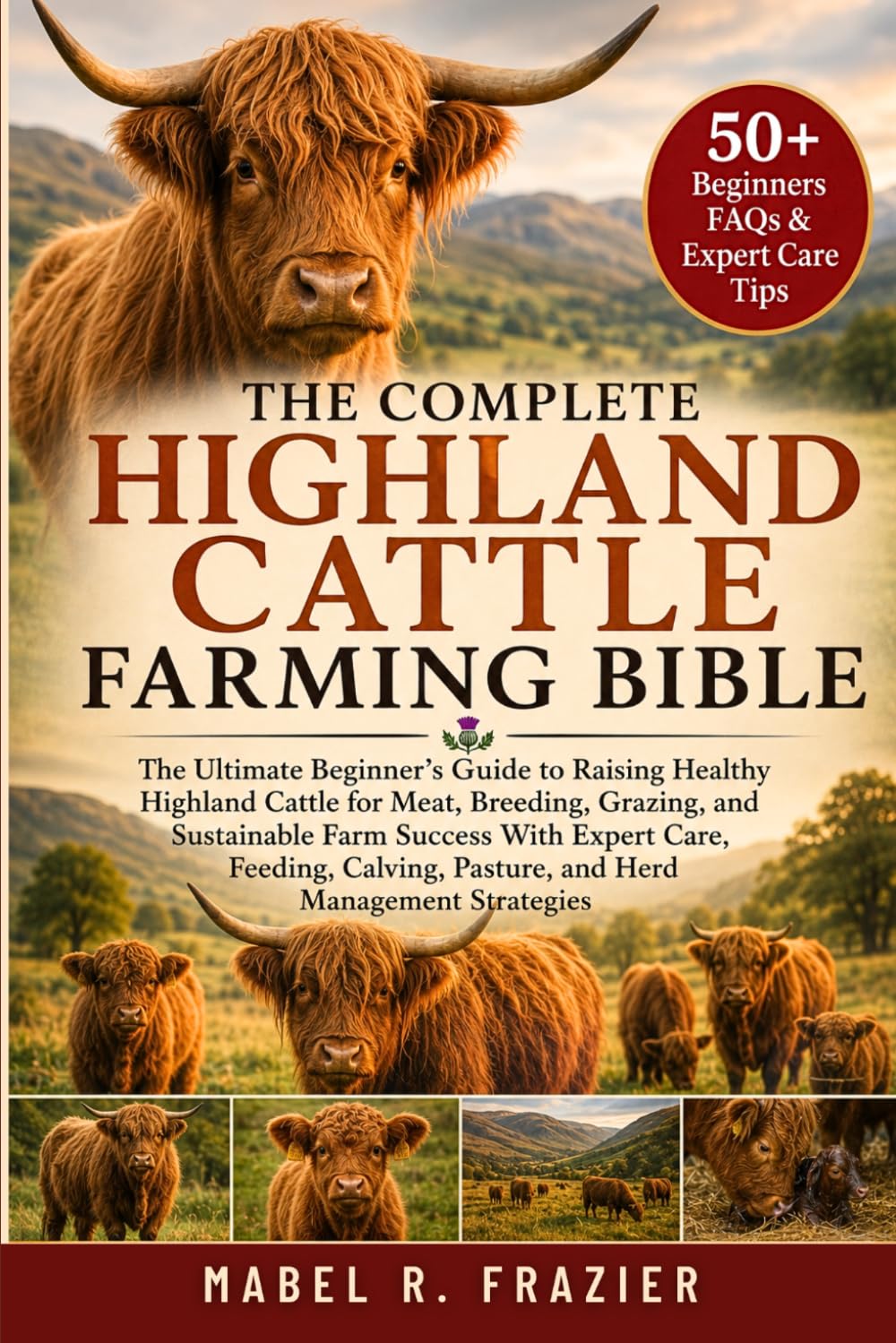 THE COMPLETE HIGHLAND CATTLE FARMING BIBLE: The Ultimate Guide to Raising Healthy Highland Cattle for Beef, Breeding, Grazing, Calving, Sustainable ... Management, and Long-Term Farm Success