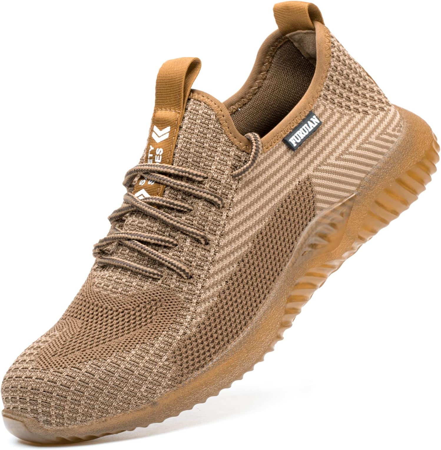 Steel Toe Sneakers for Men Women Breathable Fashion Steel Toe Shoes Lightweight Non-Slip Indestructible Work Shoes for Construction Industrial