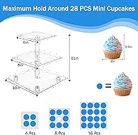 Vista 4 de YestBuy - Soporte para cupcakes (3/4/5)