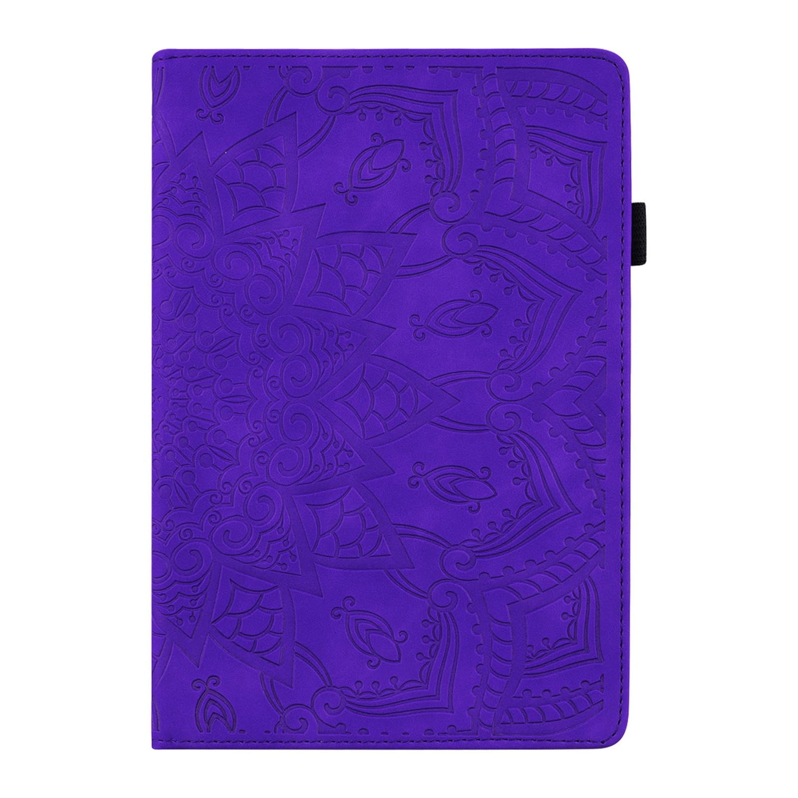 DWayboxCase for All-New Amazon Fire HD 10 Tablet 2023 Released 10.1 inch, Magnetic Embossed Design Folio Tablet Cover with Card Holder & Multi-Angle Stand -Purple
