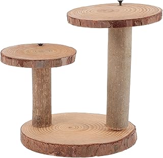 YARNOW Flower Stairs Wooden Flower Stand 3 Tier Flower Shelf Outdoor Indoor Succulent Pot Planter Flower Vase Table Vase Holder Indoor Plants Cacti Stand Decoration