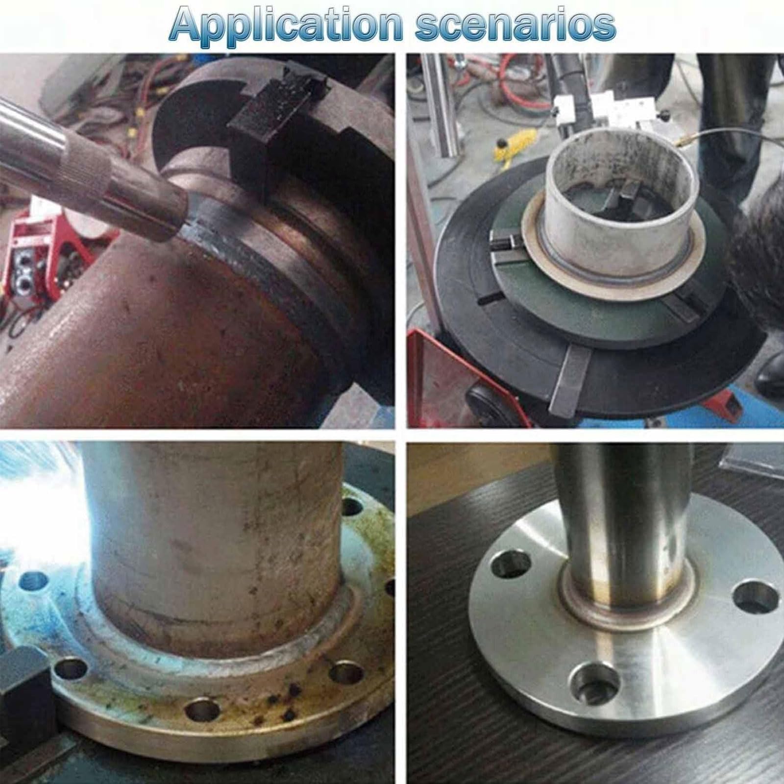 Posizionatore per saldatura, posizionatore rotante per saldatura, 180 mm, con tavola rotante di saldatura a 90º e mandrino da 65 mm per lavori rotativi di spostamento