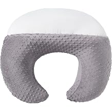 Upgraded Plus Size Nursing Pillow and Positioner for Breastfeeding and Bottle Feeding, Breast Feeding Pillows for Mom, Removable Nursing Pillow Cover