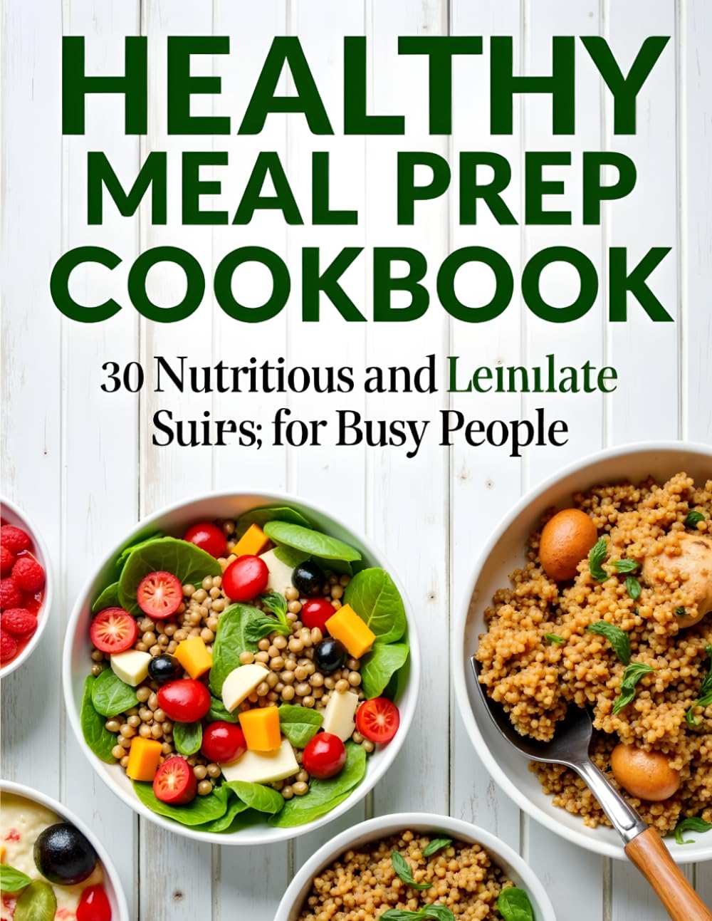 Healthy Meal Prep Cookbook: 30 Easy and Nutritious Meal Prep Recipes for Busy People