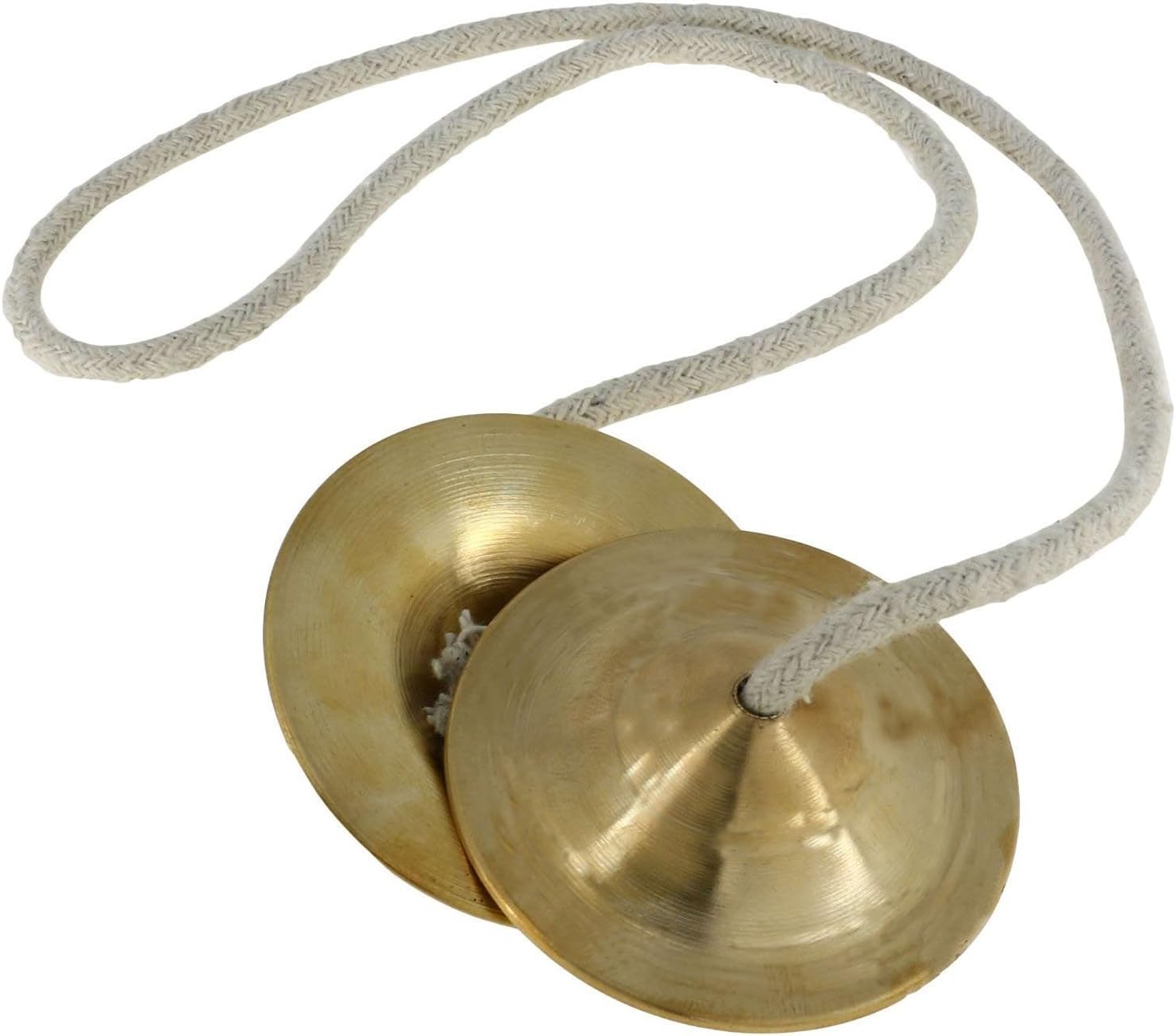 SG Musical -Handmade Percussion Instrument - Hand Cymbals Manjira Pair - Indian Musical Instrument