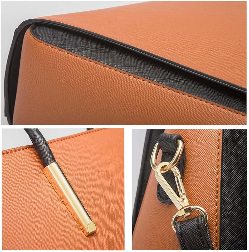 Miniatura 4 de Bolsos y monederos para mujer, bolsa de mano de gran capacidad, bolsas cruzadas, cartera de viaje, monedero, 4 piezas