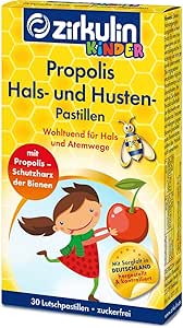 Zirkulin Propolis Hals- und Hustenpastillen für Kinder, für Hals und ...