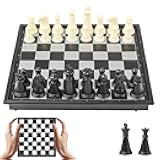 Travel Chess Set Magnetic Portable Folding Board - Small Mini Pocket Chess Set (X-Small / 5.9 Inch)