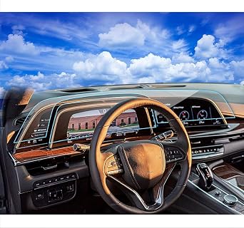 Updated Version 2024 Escalade Screen Protector for 2021 2022 2023 2024 Cadillac Escalade/Escalade V NANO Screen Protector Touchscreen Protective Film for 2024 Escalade Accessories 2PCS