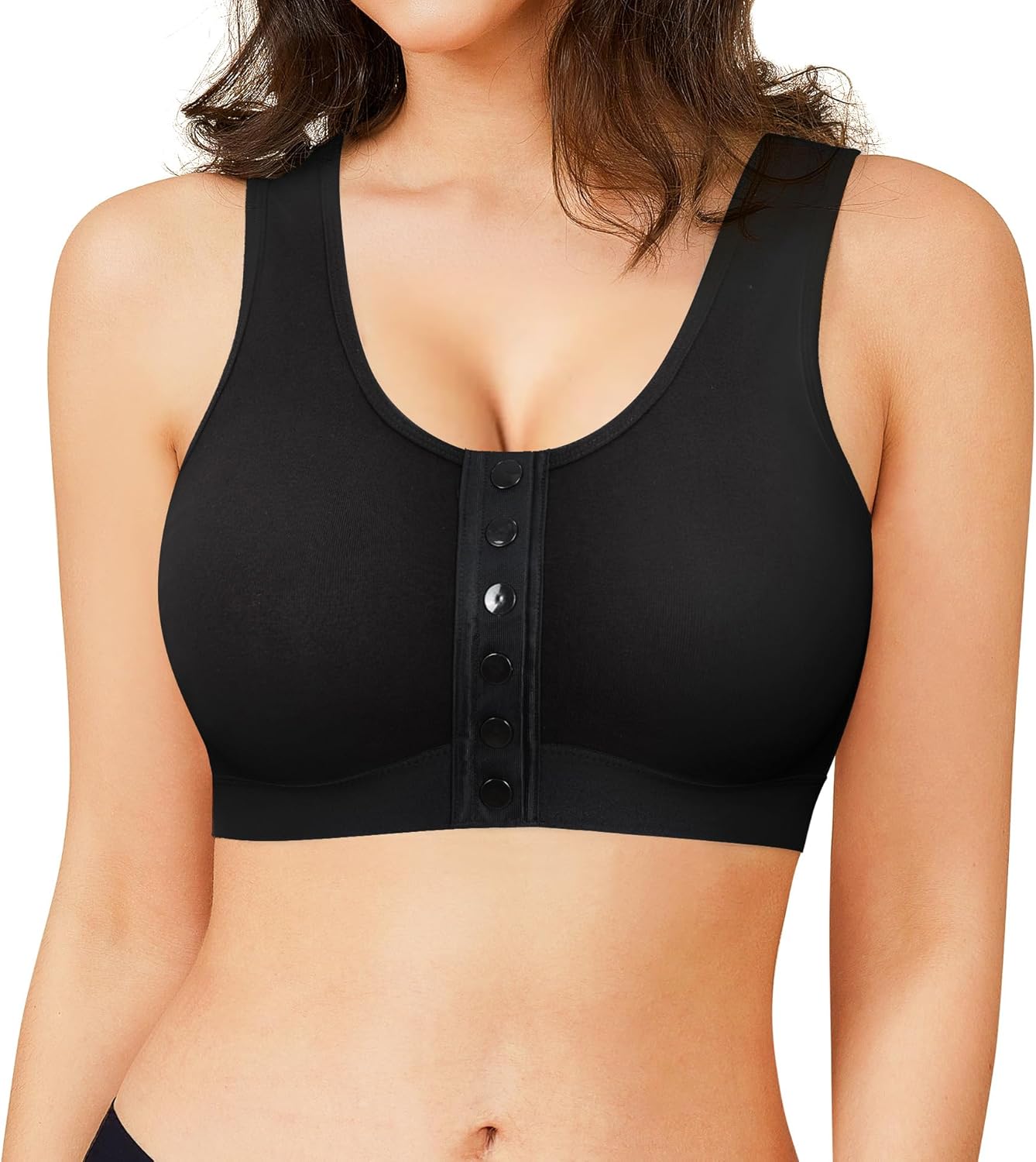 BRABIC Front Closure Compression Full Coverage Bras for Women Post Surgery Everyday