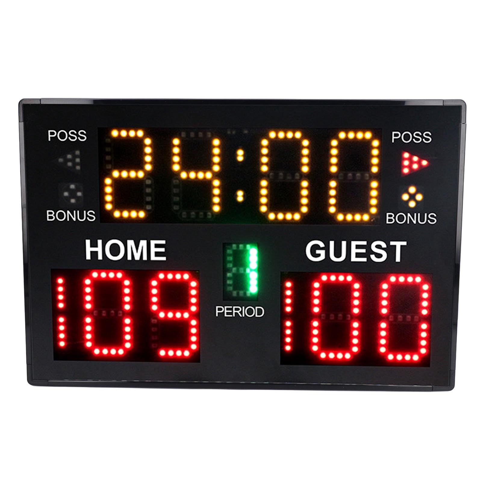 Tabellone Segnapunti Elettronico a LED a 11 Cifre con modalità Multiple per Allenamento, Basket, Wrestling, Pallavolo, Uso Interno