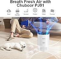 Vista 2 de Chuboor Purificadores de aire para el hogar habitaciones grandes de hasta 1200 pies cuadrados, purificadores de aire H13 True HEPA para dormitorio