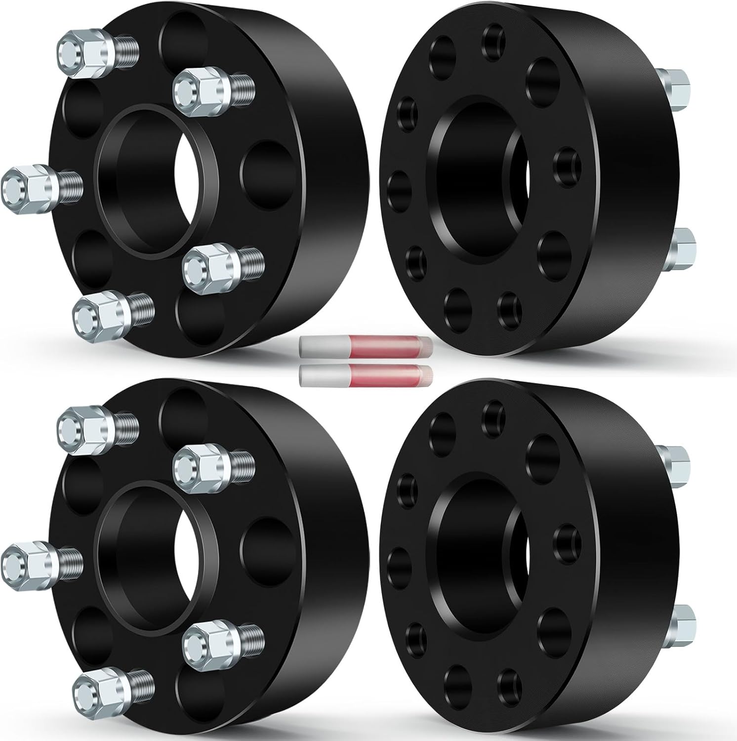 OCPTY 4PCS 2" 5 lug Hubcentric wheel spacers 5x5 5x127mm 1/2" Studs 71.5mm CB fit 2006-2010 for Jeep Commander 1999-2010 for Jeep Grand for Cherokee 2007-2016 for Jeep Wrangler wheel spacers