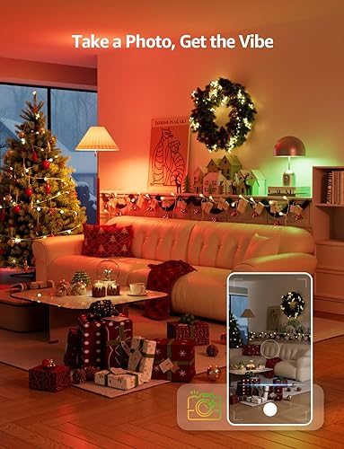 Miniatura 3 de Bombillas inteligentes LED BR2 AI de Lepro - Iluminación generada por IA, LightGPM 4 con LLM, sincronización de música LightBeats, control de voz a