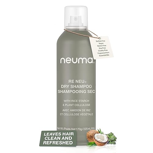 NEUMA Re Neu - Champú seco de 6 onzas líquidas, sin talco, champú seco voluminizador de rápida absorción, aroma a coco Kalette